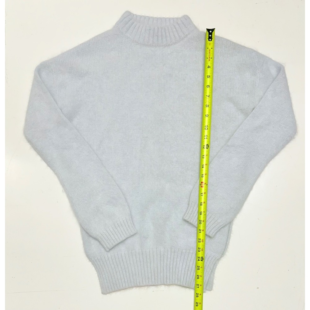 Dolce Vita Fuzzy Knit Mock Neck Sweater Women's Small Pullover Cashmere